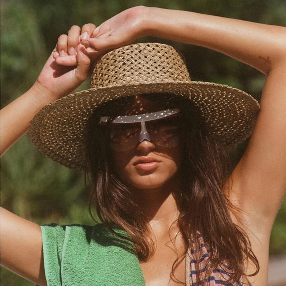 ❌SOLD on dep0p❌ EUC Lack Of Color SunnyDip Straw Boater Hat, Medium
